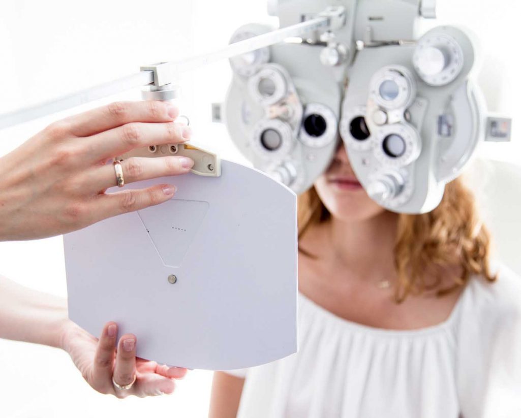 test vision santé et optometrie oeil femme exavue paris